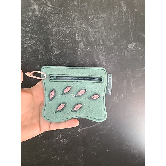 Victoria Hill Felt Coin Purse - Picture 1 of 9